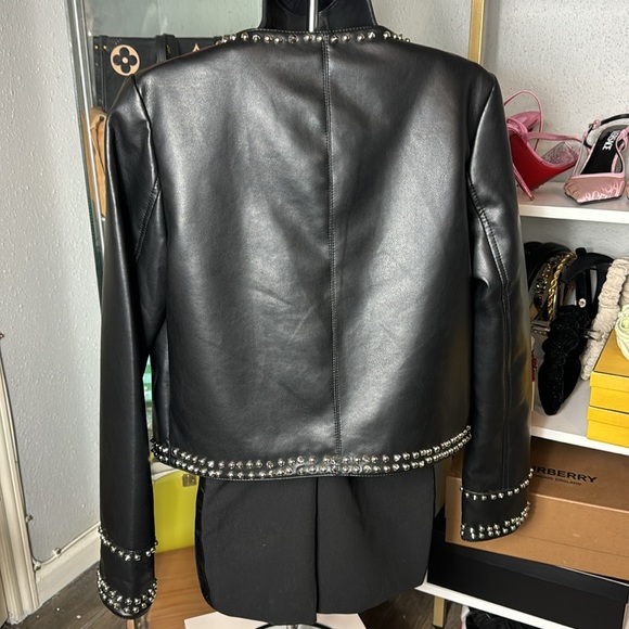 Faux leather jacket - Picture 3 of 4